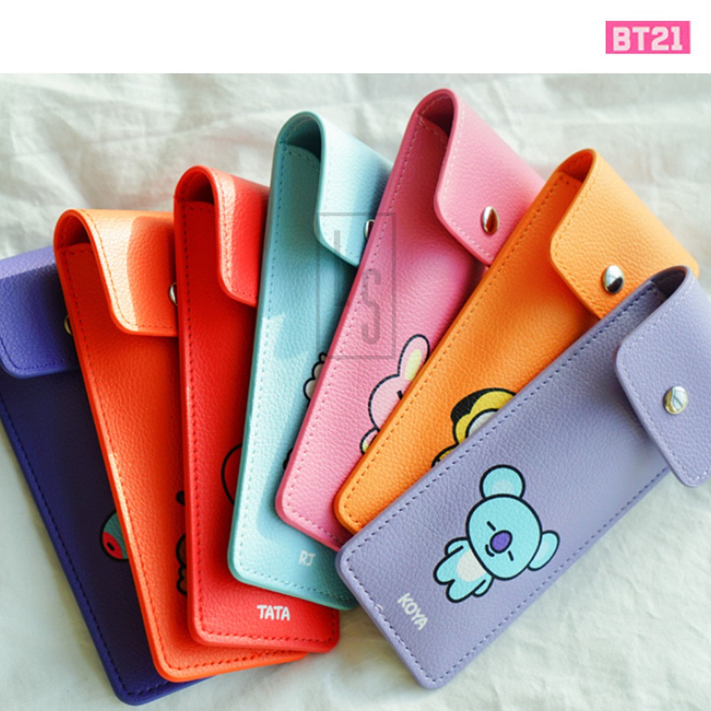 Hộp bút BT21 BTS cao cấp XUẤT KOREA - Ảnh thật