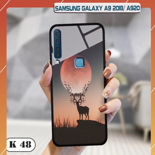 Ốp lưng kính cường lực cho điện thoại Samsung Galaxy A9 2018