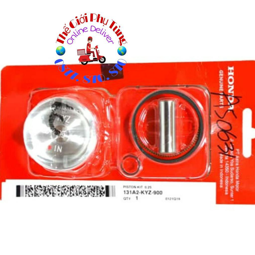 Piston bạc Future 125 Fi, Fut Led, Wave 125i zin Honda Indo - 131A1-KYZ-900/ 131A2-KYZ-900/ 131A3-KYZ-900/ 131A4-KYZ-900