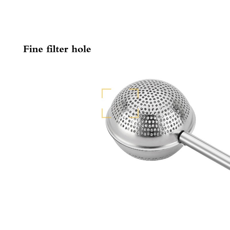 Dụng Cụ Lọc Trà Hình Quả Cầu Bằng Thép Không Gỉ 304 Có Thể Thu Gọn
