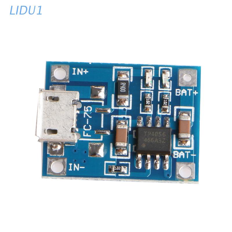 Mô đun sạc pin Lithium LIDU1 TP4056 Mini Micro USB 1A
