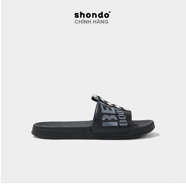 SHONDO | Dép Shondo Trendy II dù sọc mũi tên đen TRE1014