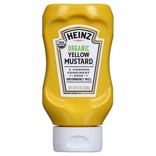Mù tạt vàng Organic Heinz Yellow Mustard chai 226g