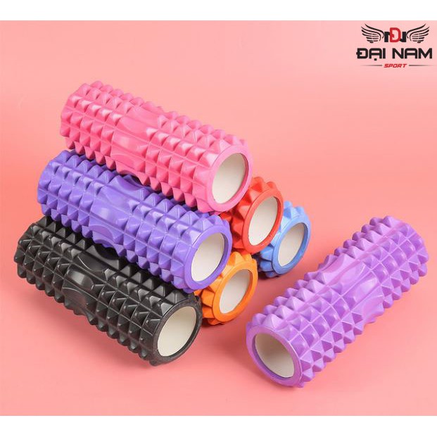 Ống Tập Yoga,Con Lăn Tập Yoga Có Gai Massage Thư Giãn Kích Thước 33x14cm Đại Nam Sport