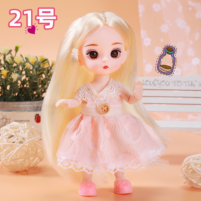 Đầm Cotton Thời Trang Xinh Xắn Cho Búp Bê Ob11 1 / 12