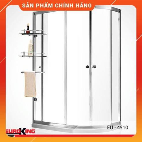 (CHINHHANG) Phòng tắm vách kính Euroking EU-4510,Kính cường lực : 8mm ,Sản phẩm không đế