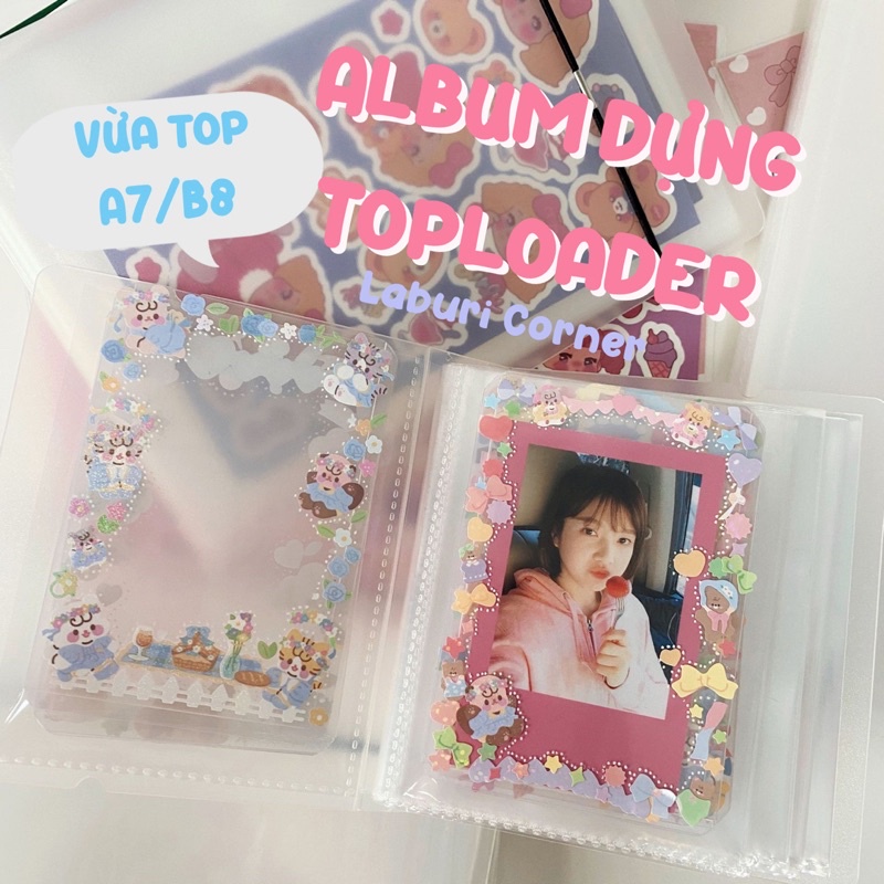 ALBUM BÌA CỨNG ĐỰNG TOPLOADER A7/B8 💖💣