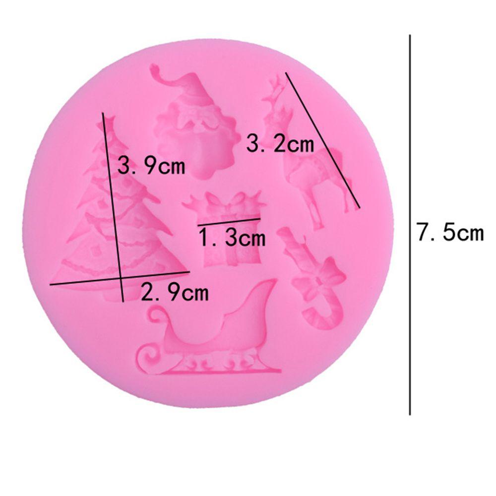 AUGUSTINA Khuôn Silicone Làm Đất Sét Tạo Hình Chủ Đề Giáng Sinh