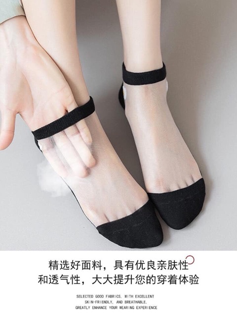 Túi 10 đôi tất vintage cổ ngắn phối ren nữ siêu đẹp