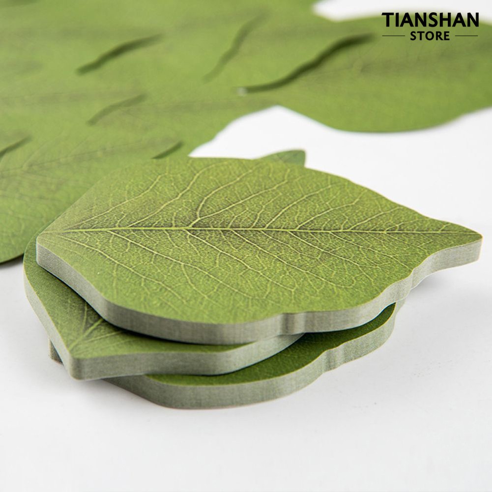 Giấy Ghi Chú Hình Chiếc Lá Sáng Tạo Độc Đáo