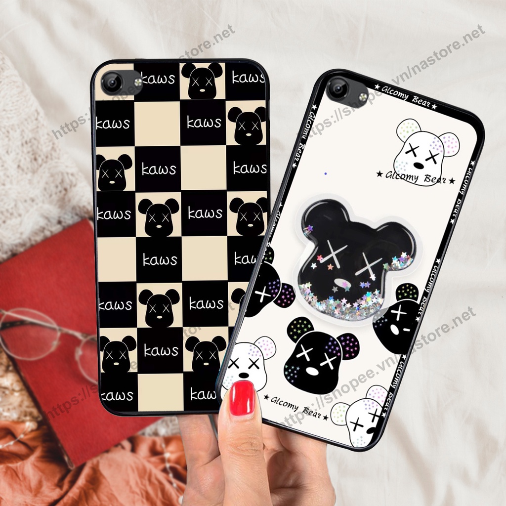 Ốp lưng Vivo V5 / V5 Plus / Y67 / Y66 trái tim họa tiết caro, mikey họa tiết beabrick kaws cute