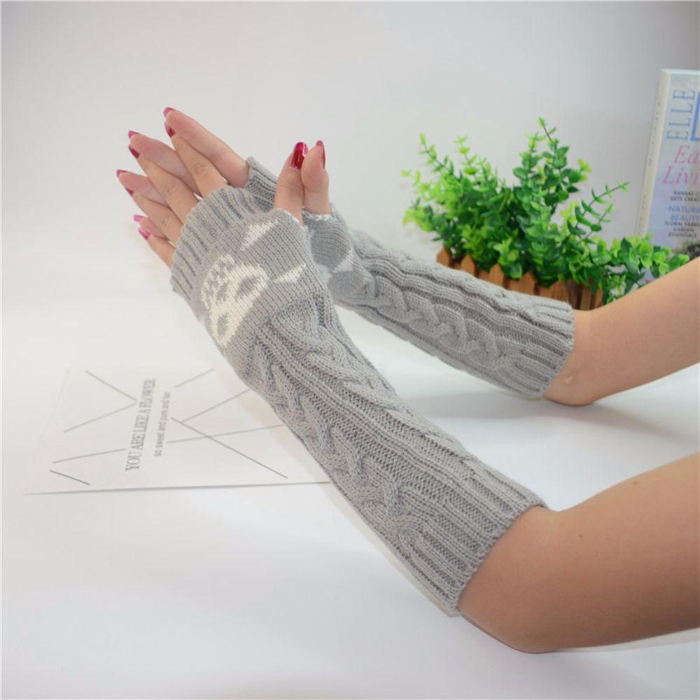 MOCHO Găng Tay Giữ Ấm Cánh Tay Mềm Mại Co Giãn Cho Nữ