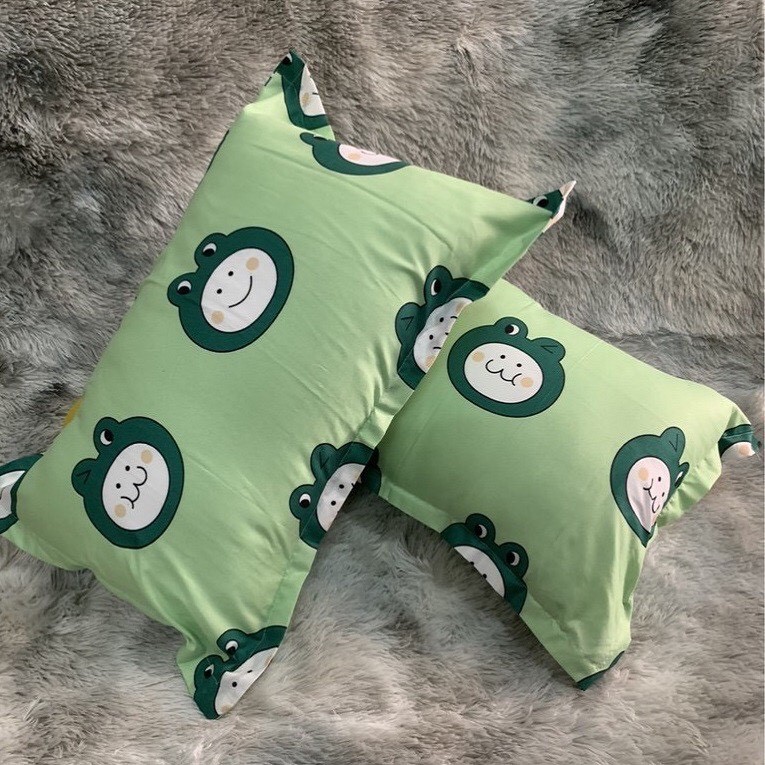 Set 2 Vỏ gối nằm cotton poly 45x65cm đủ màu chất đẹp