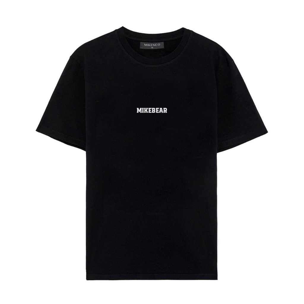 Áo Phông Tay Lỡ Mikenco Mikebear Tshirt Nam Nữ Chính Hãng - Hình In Gấu 5D Cao Cấp