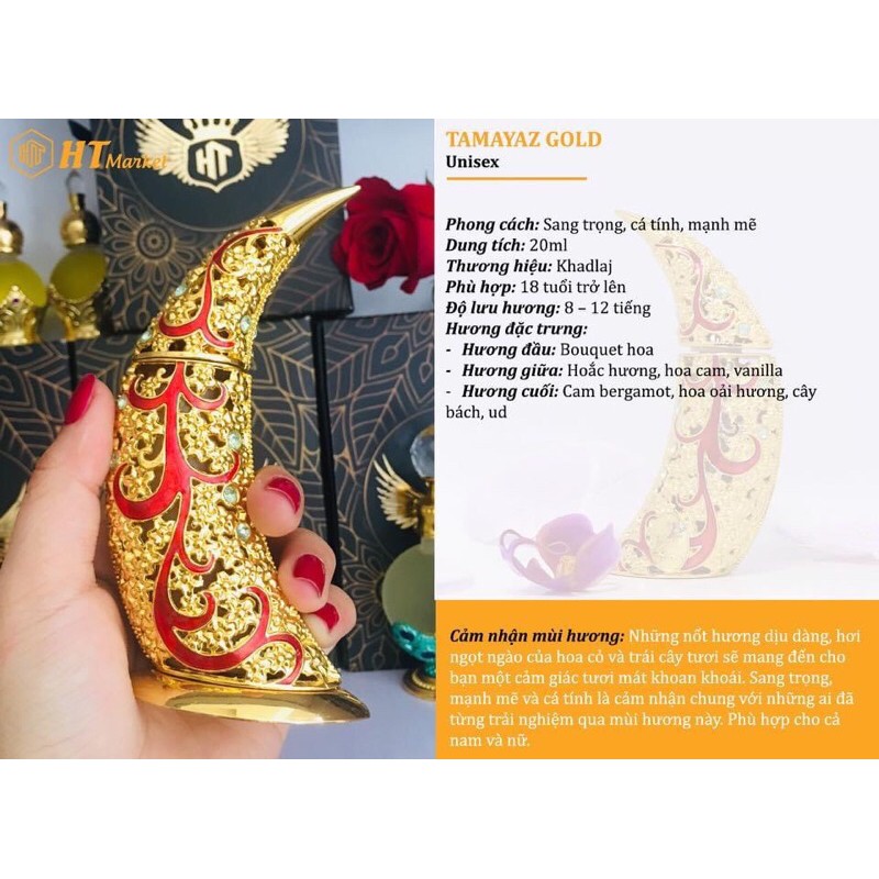 Tinh dầu nước hoa Dubai Sừng đỏ