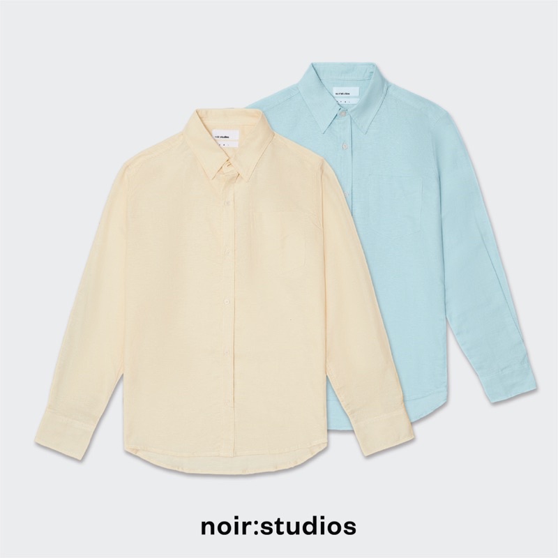 SƠ MI LINEN OVER - NAM NỮ FORM RỘNG - NOIR STUDIOS