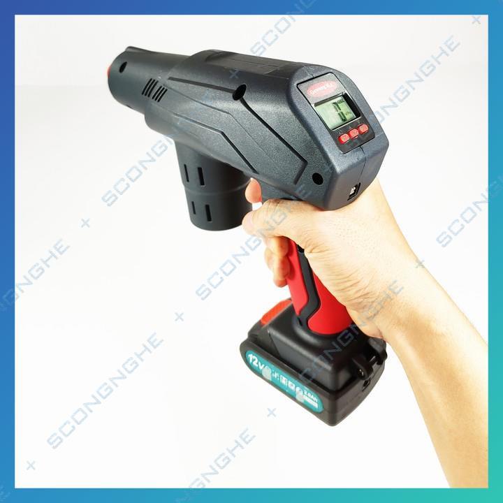 Bơm xe Pin tự động GEWANG đa năng 12V nội địa