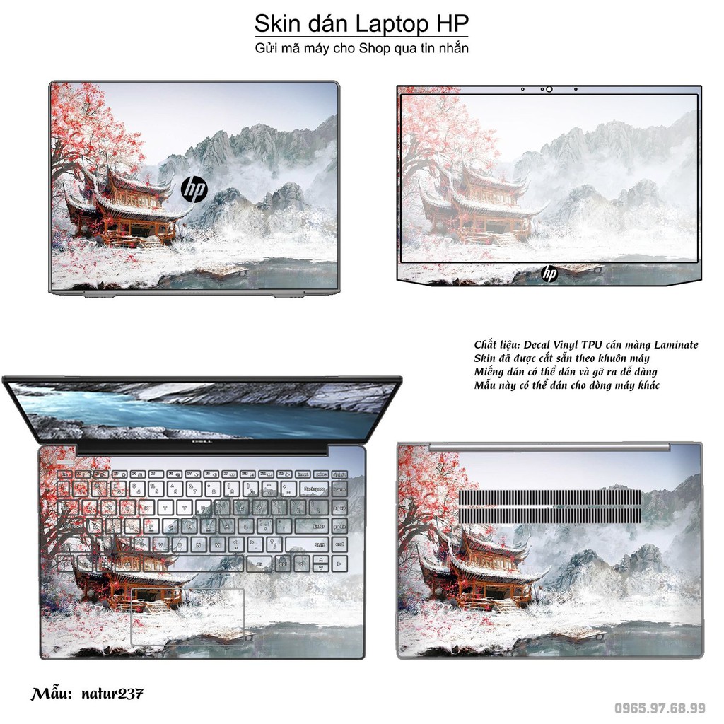 Skin dán Laptop HP in hình thiên nhiên _nhiều mẫu 9 (inbox mã máy cho Shop)