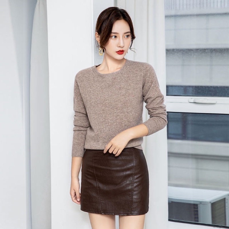 Áo len nữ cổ tròn FREDY  dài tay giữ ấm, chất mềm mịn, co giãn cực tốt A120 | BigBuy360 - bigbuy360.vn