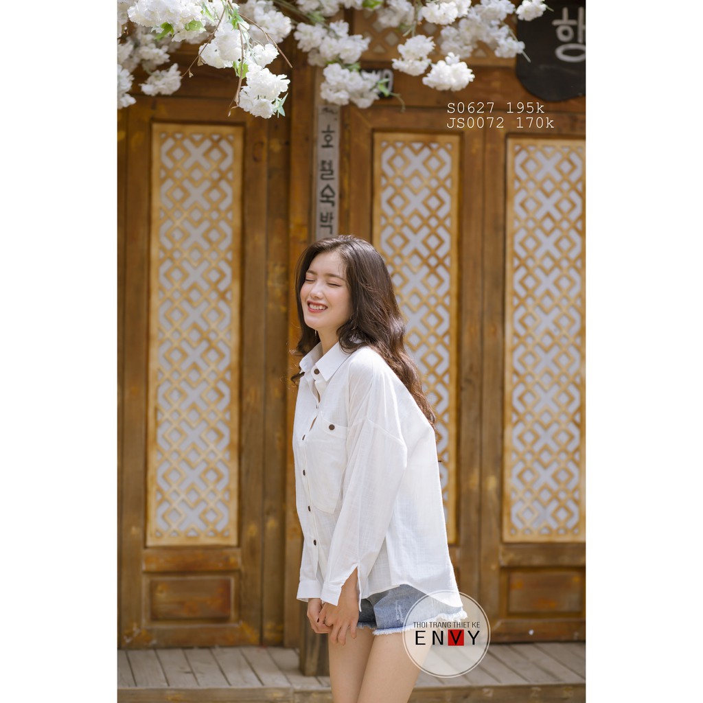 Áo Sơ Mi Tay Dài Túi Chéo ENVY-S0627