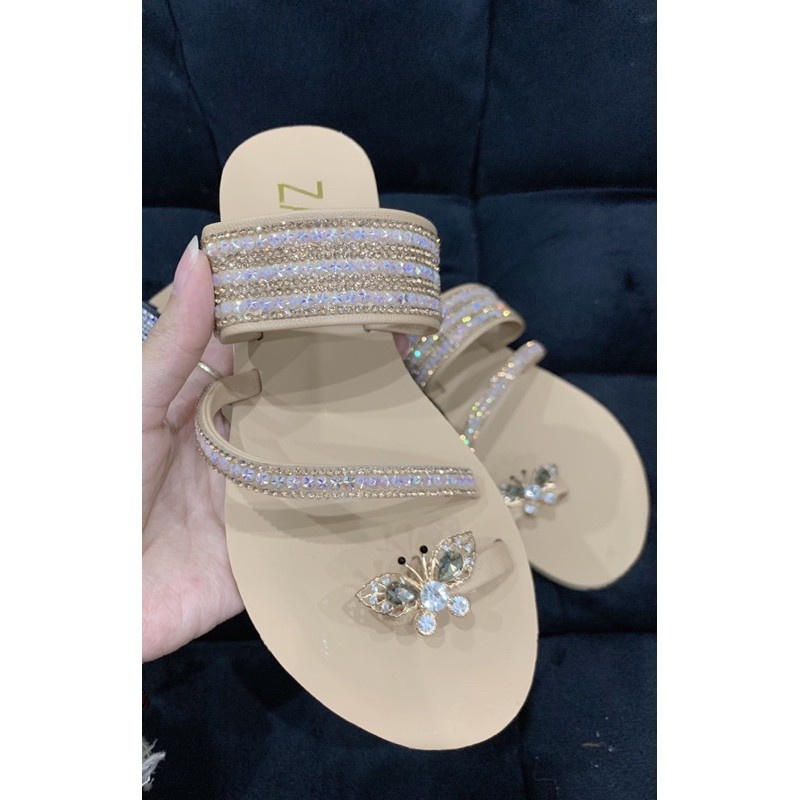 (MÂUC MỚI 2020) Dép đế xuồng nơ siêu nhẹ