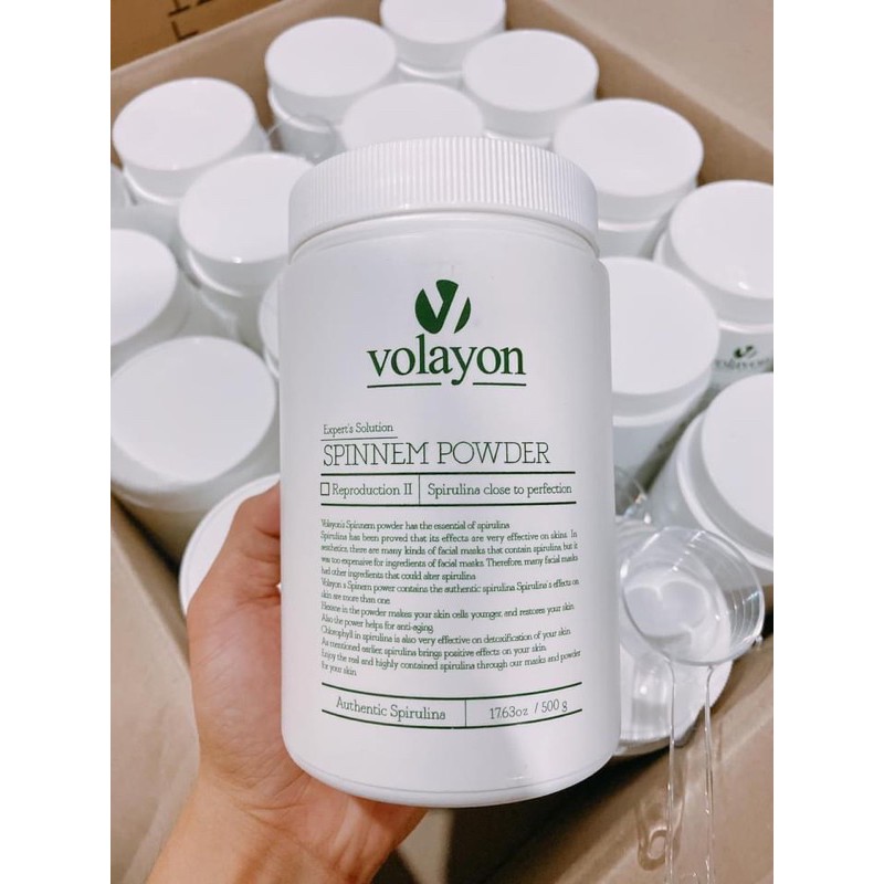 [HCM]MẶT NẠ TẢO XOẮN VOLAYON SPINNEM POWDER