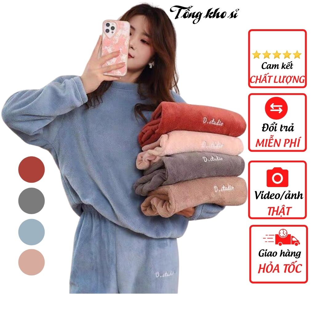Đồ bộ nữ mặc nhà siêu ấm phong cách Hàn Quốc(hàng loại 1)