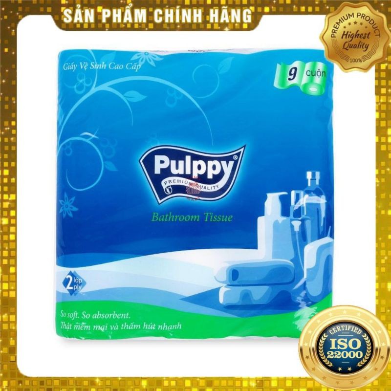 Giấy Pulppy 9cuộn lớp