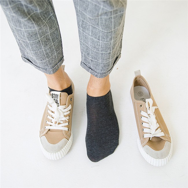 Vớ Thể Thao Bằng Cotton Màu Sắc Đơn Giản Dành Cho Nam
