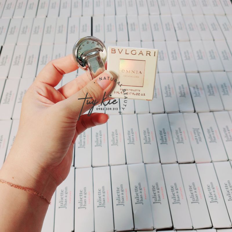 [ Minisize 5ml Bill S€phora ]Nước Hoa Bvlgari Omnia Crystalline EDT