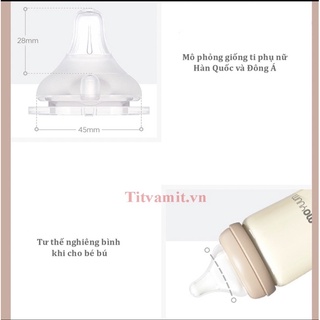(Giá 1 cặp) Núm ty Moyuum Hàn Quốc số 1-4