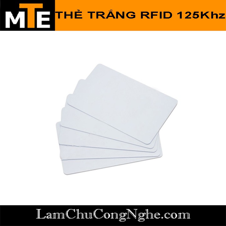 Thẻ từ RFID 125Khz ( thẻ ID chip TK4100 dùng làm thẻ nhân viên, thang máy ...)