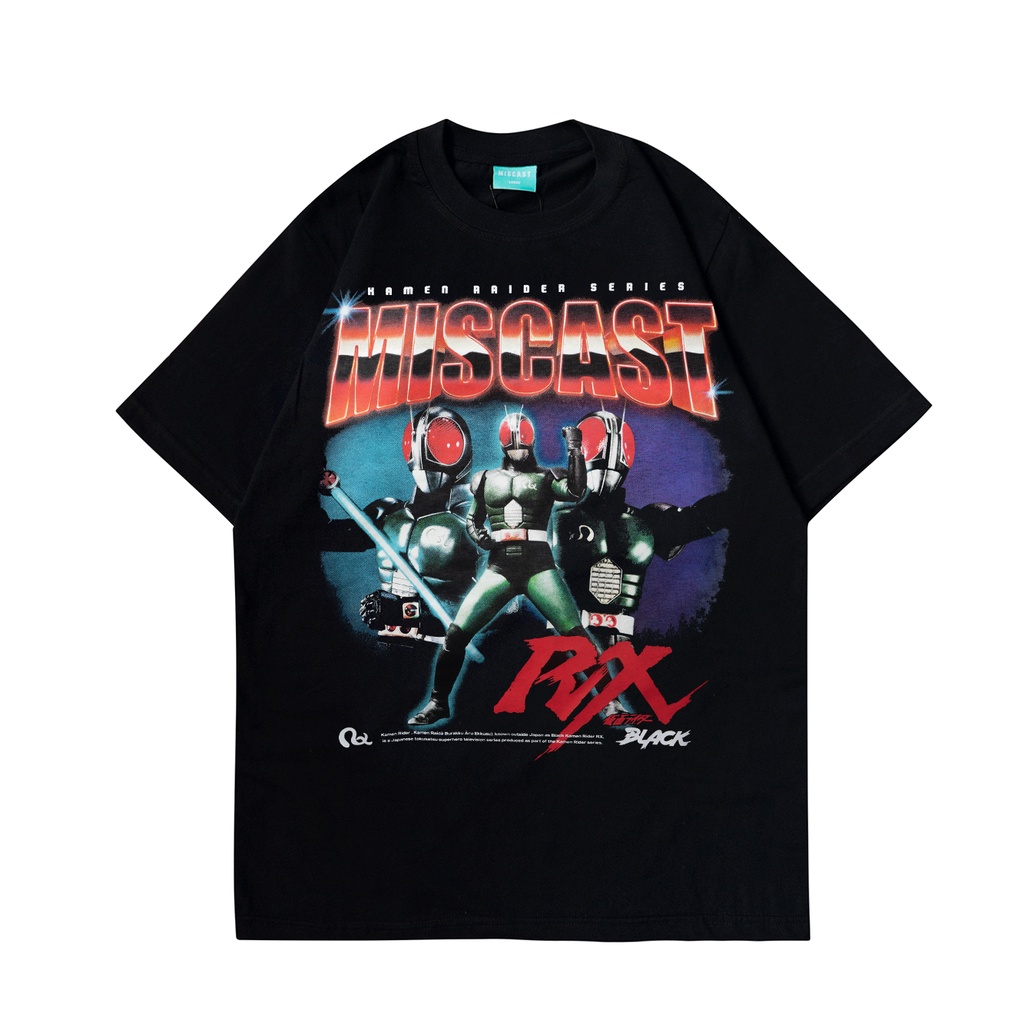 Áo Thun Đen In Hình Kamen Rider Cá Tính Hợp Thời Trang