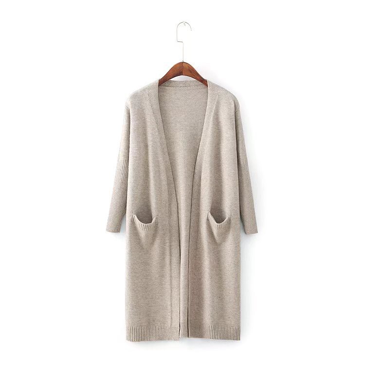 Áo khoác len nữ thuần màu ak32