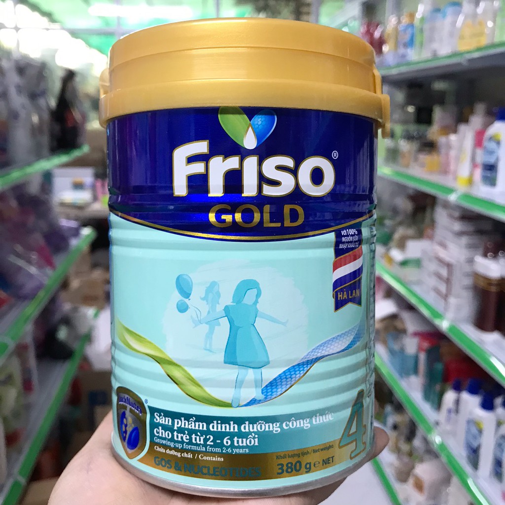 Sữa Friso Gold số 4 lon thiếc 380g