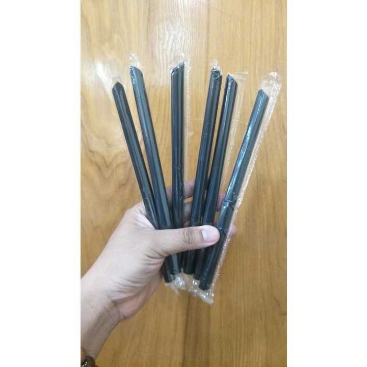 0.5kg Ống Hút Trân Châu Nhọn phi 12 Bọc Màng