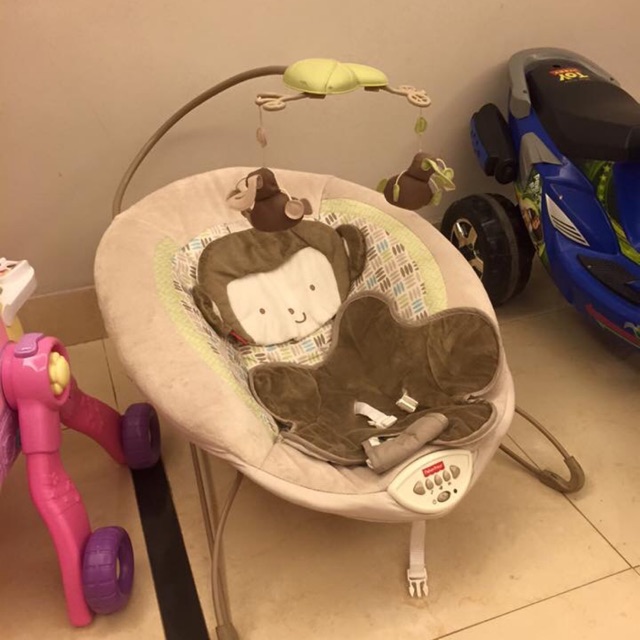 Ghế rung fisher price monkey thanh lý đã dùng