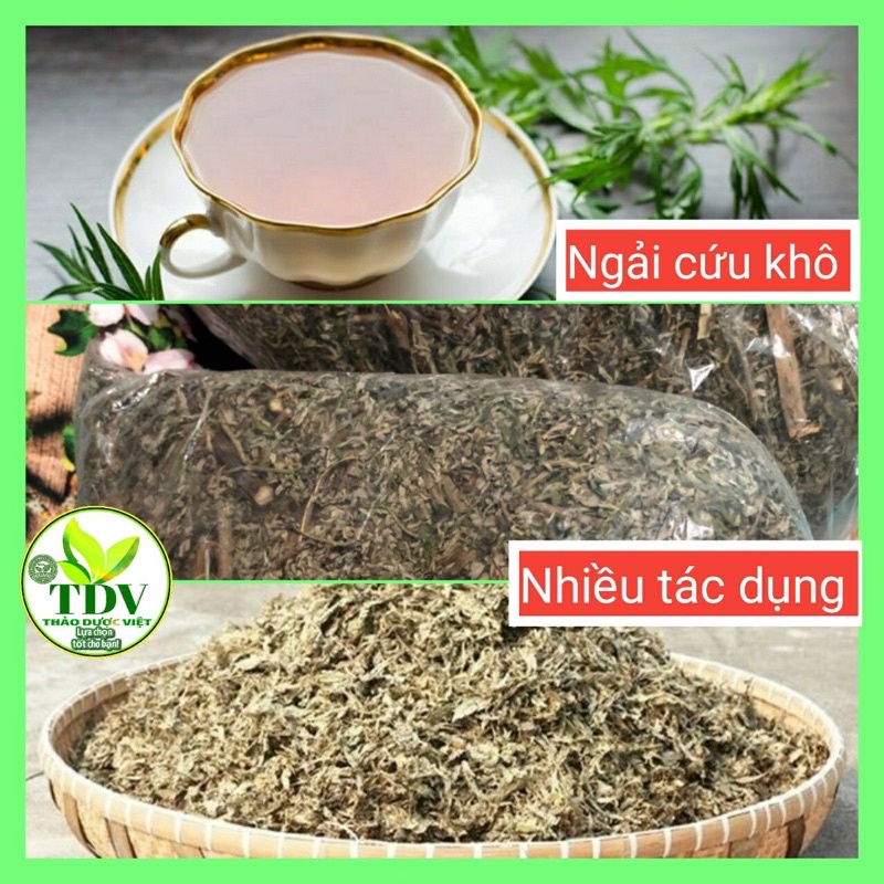 [Mã 158FMCGSALE giảm 7% đơn 500K] 1kg Lá ngải cứu khô nguyên chất giúp