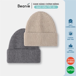 Mũ Len Dài BEANIE Cao Cấp Dày Basic Thời Trang Hàn Quốc, Nón Len Trơn Unisex Nam Nữ Phong Cách Hip Hop Nhiều Màu B043