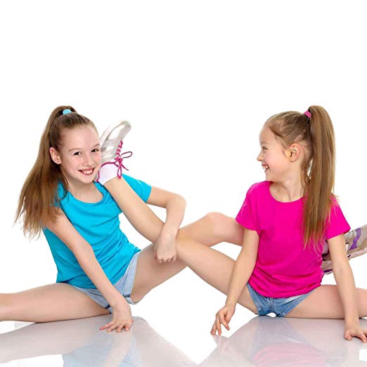 50 dây buộc tóc màu cầu vồng co giãn tốt