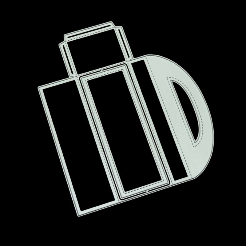 Khuôn Cắt Giấy Làm Từ Kim Loại Hình Hộp Đựng Đồ Ăn Tiện Dụng