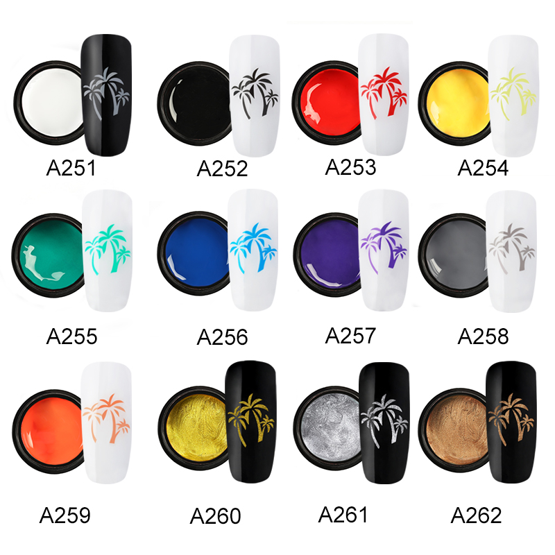 Bộ sơn gel trang trí móng tay in hình Rosalind