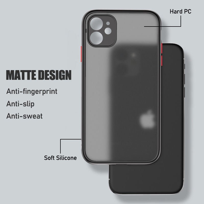 Ốp điện thoại trong suốt chống sốc cho Iphone 12 11 Pro Max 12 Mini X Xs Xr | BigBuy360 - bigbuy360.vn