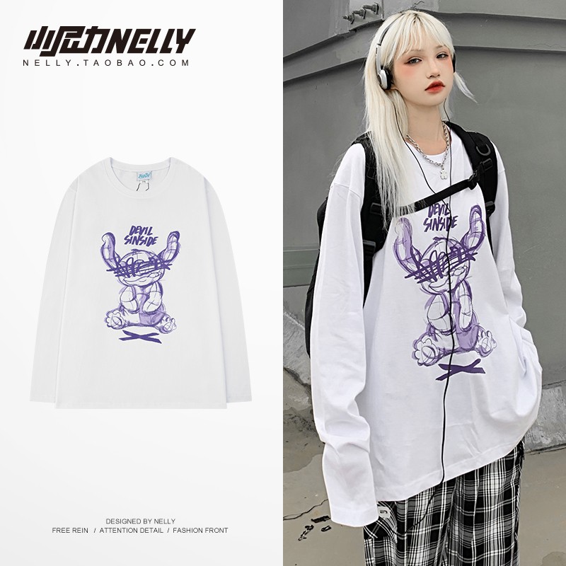 Aó thun dài tay Nelly : Mẫu DEVIL SINSIDE