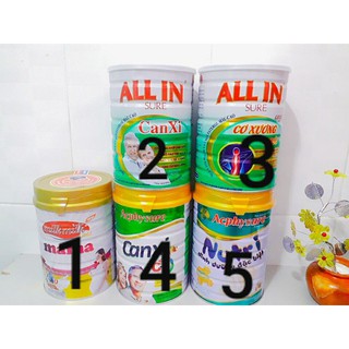 Combo 4 lon sữa bột a+ milk gold canxi - lon 900g