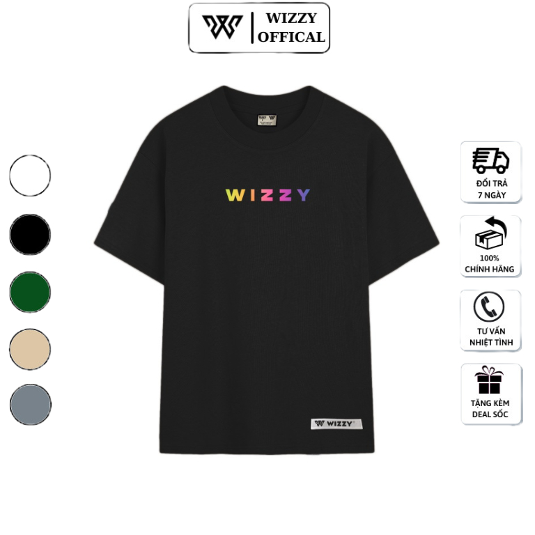 Áo phông unisex size rộng , Áo thun t shirt cotton ngắn tay cổ tròn from rộng in Rainbow mã 10 TẶNG HỘP ĐƠN TỪ 300K)
