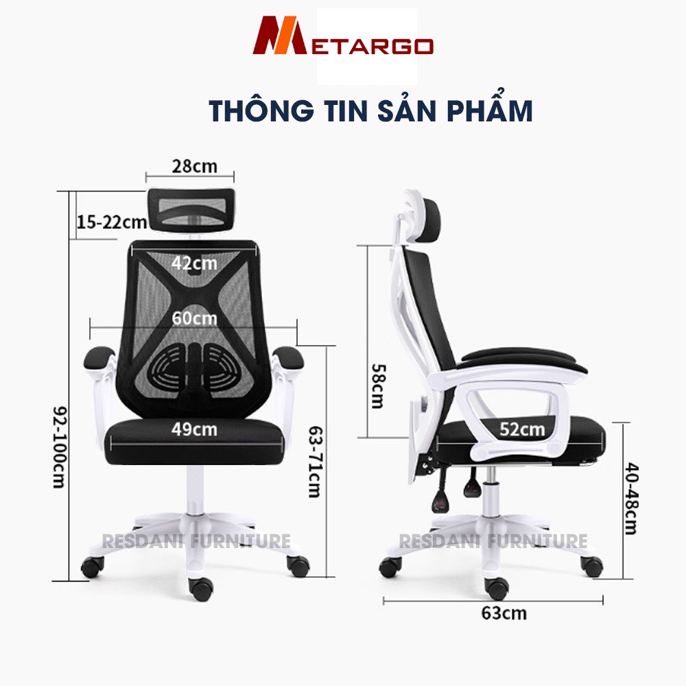 Ghế Xoay Văn Phòng,Công Thái Học Ergonomic CTH-X6 Nhập Khẩu(Có Video Sản Phẩm)