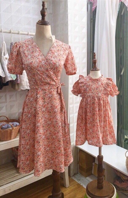 Set mẹ và bé hoa nhí