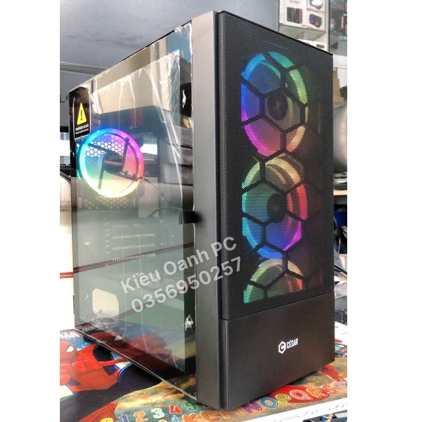 Vỏ Case ( Vỏ máy tính) Cesar Snow , Cesar Light (Mini Tower/Màu đen) _ giá siêu rẻ