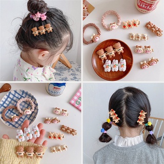 Kẹp tóc/ Dây buộc tóc hình động vật hoạt hình dễ thương dành cho bé gái